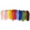Assortiment laine cardée