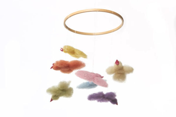 Kit Mobile Oiseaux en Laine