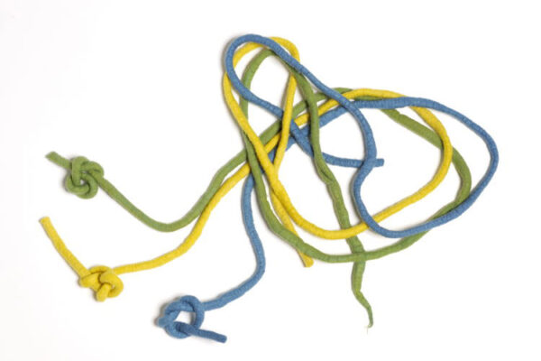 Corde en laine feutrée